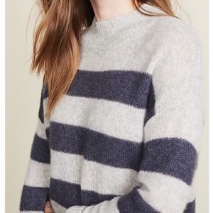 Rails Ellise Cashmere Silk Striped Sweater